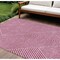Homeroots 9' X 12' Blush And Ivory Geometric Washable Indoor Outdoor Area Rug 612116 - alternate 1