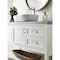 Amerock Stature 5-1/16 in 128 mm Center-to-Center Satin Nickel Cabinet Cup Pull BP22439G10 - alternate 2