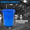 Magnum Tool Blue 32 Gallon Trash Can Set, Trash Can, Quiet Dolly, and Reinforced Lid, 5 Set CMTC-CLD0-32B05 - alternate 4