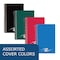 Roaring Spring Case of Wirebound Memo Notebooks, 6"x4", 46 sheets of Paper, narrow Ruled, Assorted Poly covers, PK72 14019cs - alternate 4