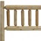 Homeroots Natural Cedar Log Double Headboard 370316 - alternate 2