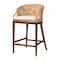 Bali & Pari Lumajang Bohemian Light Honey Rattan and Wood Bar Stool 251-13762-ZORO - alternate 1