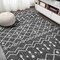 Jonathan Y Nokat Tribal Bohemian Black/Ivory 3 ft. x 5 ft. Indoor/Outdoor Area Rug SMB131E-3 - alternate 3