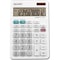 Sharp White 12 digit Solar Powered Calculator EL-334WB - alternate 1
