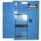 Securall Acid/Corrosive Storage Cabinet, 45 Gallon, 2 Shelves, 43 in W x 67 in H x 18 in D, Blue C345 - alternate 1