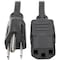 Tripp Lite Power Cord, 5-15P to C13, 10A, 18AWG, 10ft P006-010 - alternate 1