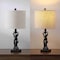 Jonathan Y Gaston 20.5" Resin Mini LED Table Lamp, Antique Black JYL1031B - alternate 4