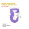 Mytee Products Round Sling Hook, Purple, 1 Ton WLL RSH-2600-P - alternate 2