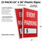 Signmission Event Parking With Price, Plastic Signs Only 24 Inch x 36 Inch, Corrugated Plastic, 2PK CSB-2436-2PACK-Event Parking With Price - alternate 2