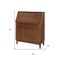 Homeroots 36" Brown Solid Manufactured Wood With Four Drawers 319173 - alternate 2