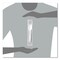 Solo Regal Mediumweight Cutlery, Individually Wrapped, Spork, Plastic, White, 1000PK MOW6-0007 - alternate 3