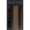 Vdomdoors Steel Door Dekton 0163 Venezia Noce Side and Top Exterior Window Sidelite Entry Door Painted W36+16 DEKTON0163EXD-VEN-W36+16xH80+16-LH-I - alternate 1