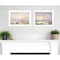 Homeroots Set Of Two Sunrise Sunset 3 White Framed Print Wall Art, 2PK 406157 - alternate 3