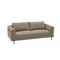 Homeroots 84" Beige Sofa With Black Legs 480929 - alternate 1