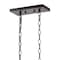 Jonathan Y Jayden 36" 3-Light Industrial Farmhouse Iron/Glass Linear LED Pendant, Oil Rubbed Bronze/Clear JYL7590A - alternate 3