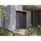 Vdomdoors Aluminum Double Doors Dekton 0163 Ardesia Nero Top Transom Entry Door Painted (W72xH96) Left hand O DEKTON0163DEXD-ARD-W72xH80+16-LH-O - alternate 2
