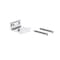 Quiet Glide 9.92 ft. Maple Sunburst Wheel Polished Chrome Rolling Ladder, 12 ft. Rail QG.210-10MA-12-H.04 - alternate 3