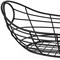 Homeroots 22" Black Metal Basket 392150 - alternate 3