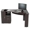 Homeroots 59" Espresso Corner Computer Desk With Two Drawers 249806 - alternate 2