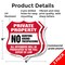 Signmission Private Property Shield Sign No Hunting, 6 inch X 6 inch, Plastic Sign, 2PK SHI-P-2PACK-6-446 - alternate 2