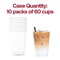 Smarty Had A Party 12 oz. Crystal Clear Plastic Disposable Party Cups (600 Cups), 600PK 512BLK-CASE - alternate 3