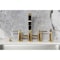 Kingston Brass Bridge Kitchen Faucet with Brass Sprayer, Polished Brass KS8262DLBS - alternate 3