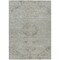 Homeroots 9' X 12' Pewter And Beige Floral Washable Indoor Outdoor Area Rug 604244 - alternate 3