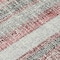 Homeroots 9' X 12' Burgundy And Silver Striped Washable Indoor Outdoor Area Rug 632207 - alternate 4