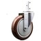 Service Caster 5 Inch Maroon Polyurethane Wheel Swivel 7/8 Inch Square Stem Caster SCC SCC-SQ20S514-PPUB-MRN-78 - alternate 1