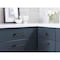 Amerock Concentric 6-5/16 in 160 mm Center-to-Center Matte Black Cabinet Pull BP36814MB - alternate 2