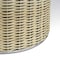 Happimess Cecil Modern 4.13-Gallon Natural Wicker Cylinder Waste Basket, Natural/Silver HPM1100B - alternate 3