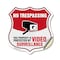 Signmission No Trespassing Shield Sign This Property, 18 Inch X 18 Inch, Vinyl Decal SHI-D-18-410 - alternate 1