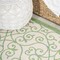 Jonathan Y Madrid Vintage Filigree Textured Weave Cream/Green 2 ft. x 8 ft. Indoor/Outdoor Runner Rug SMB107J-28 - alternate 4