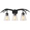 Jonathan Y Wyatt 25.5 in. 3-Light Southwestern Bohemian Resin/Seeded Glass Faux Antler LED Vanity Light, Antique JYL6309B - alternate 1