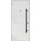 Vdomdoors Steel Door Deux 6072 Black Enamel Entry Door Painted W36xH80 Right hand Inswing DEUX6072EXD-BLK-W36 X H80-RH-I - alternate 3