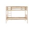 Flash Furniture Dallas Bunk Bed Twin Over Twin, Convertible Slatted Solid Wood Bunk Bed Frame w/Ladder, Natural MG-0900-31-TTB-NAT-GG - alternate 2