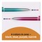 Bic Four-Color Smooth Multi-Color Ballpoint Pen, Retractable, Med 1mm, Black/Blue/Purple/Red Ink, 12PK MMSG11-AST - alternate 2