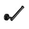 Homeroots Set of Two Black Stainless Steel Wall Mount Towel Ring and Toilet Paper Holder 480408 - alternate 4