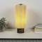 Jonathan Y Banks 15.75" Modern Minimalist Paper Pleated Column Accent LED Table Lamp, Natural JYL9105B - alternate 2