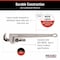 Ridgid 24" Aluminum Straight Pipe Wrench, Serrated, Tether Capable, 3" Jaw Capacity 31105 - alternate 2