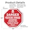 Signmission Danger Pesticide Storage Authorized, 10 inch X 10 inch, Aluminum Metal Signs, 2PK OC-A-2PACK-10-45 - alternate 2