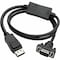 Tripp Lite 3FT DISPLAYPORT TO VGA ADAPTER ACTIVE CONVERTER CABLE LATCHES DP TO HD15 DPORT 1 P581-003-VGA-V2 - alternate 2