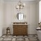 James Martin Vanities Brookfield 48 in. Single Vanity, Honey Oak w/3 CM Carrara White Marble Top 547-V48-HNO-3CAR - alternate 2