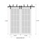 Sartodoors Sliding Closet Barn Bypass Doors White 60x96 (2* 30x96) Solid Core Modern Interior VEREGIO7411BBB-WS-6096 - alternate 2