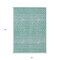 Homeroots 3' X 5' Aqua Teal Blue And Ivory Tribal Washable Indoor Outdoor Area Rug 582602 - alternate 4