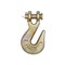 Mytee Products 4 Pack 1/4in G70 Clevis Grab Hooks 2860 lbs WLL Forged Steel for Lifting, Rigging, 4PK GH14x4 - alternate 3