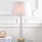 Jonathan Y Zoe 29.5" 2-Light Crystal LED Table Lamp, Clear/Brass Gold JYL2018A - alternate 4