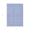 Homeroots 10' X 14' Denim Blue And Ivory Floral Washable Indoor Outdoor Area Rug 581863 - alternate 4