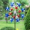 Exhart Multicolored Metal 82 in. H Star Spangled Spinner Outdoor Garden Stake 10263-RB - alternate 4