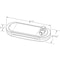 Grote Lighting SuperNova 9-Diode Oval LED Stop Tail Turn Lights, 6in Red, 12V, Acrylic Lens,  54142 - alternate 3